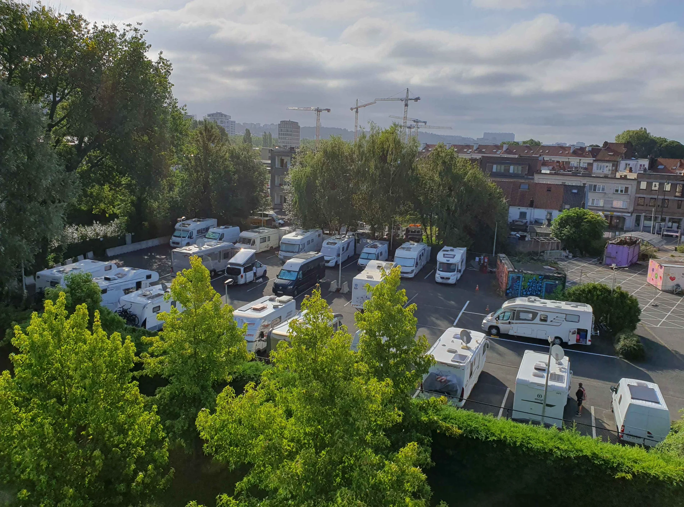 Camp in Brussels
