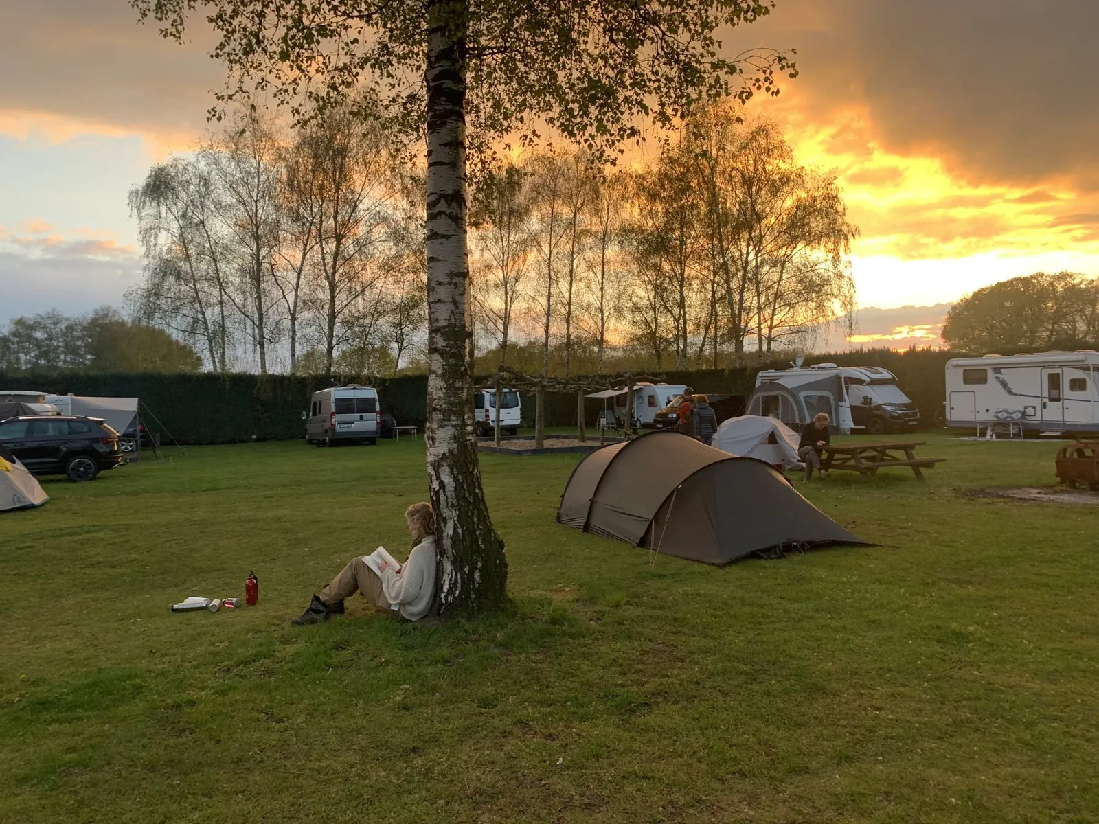 camping halve maan