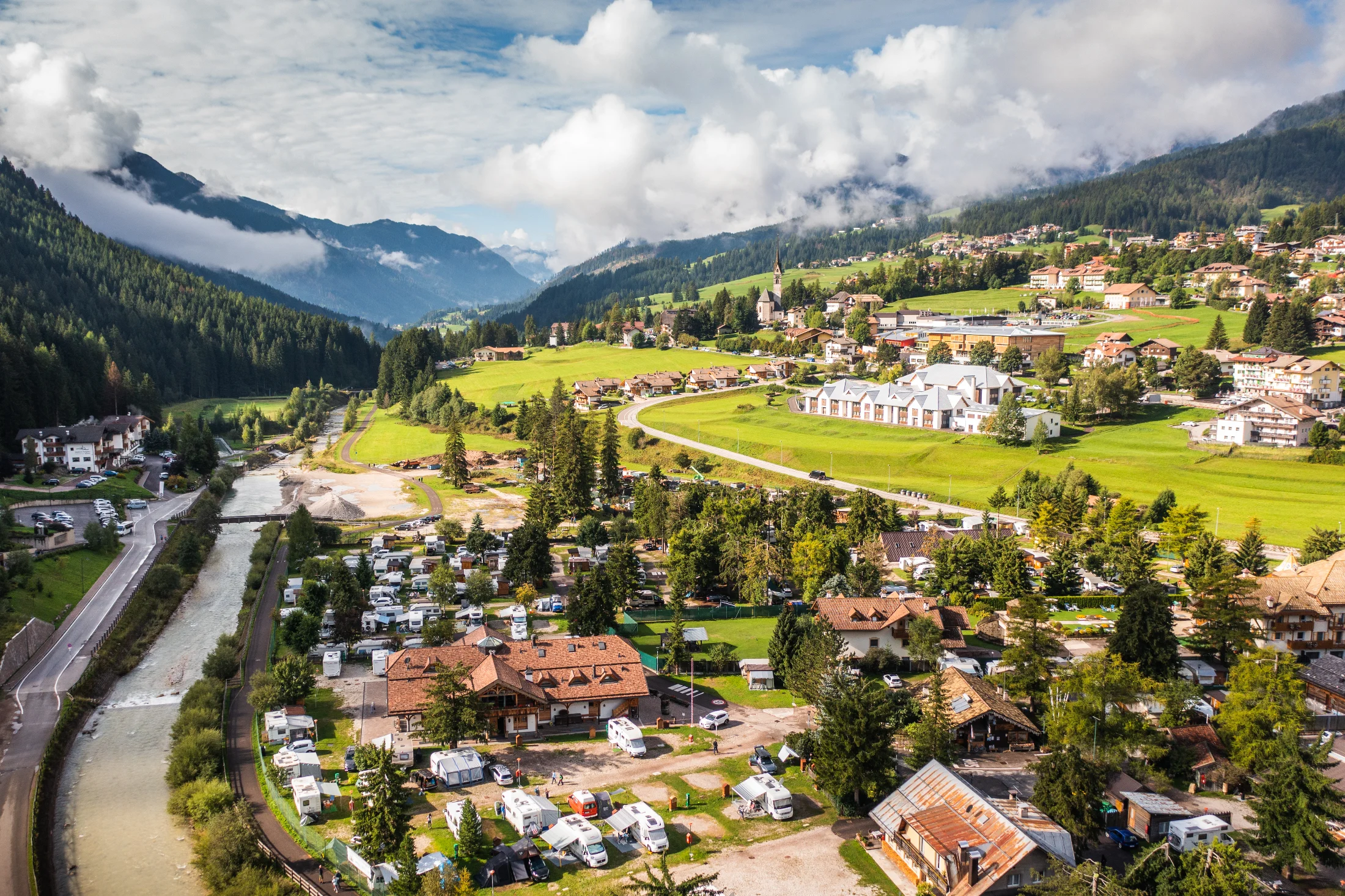 Campeggio in Val di Fassa